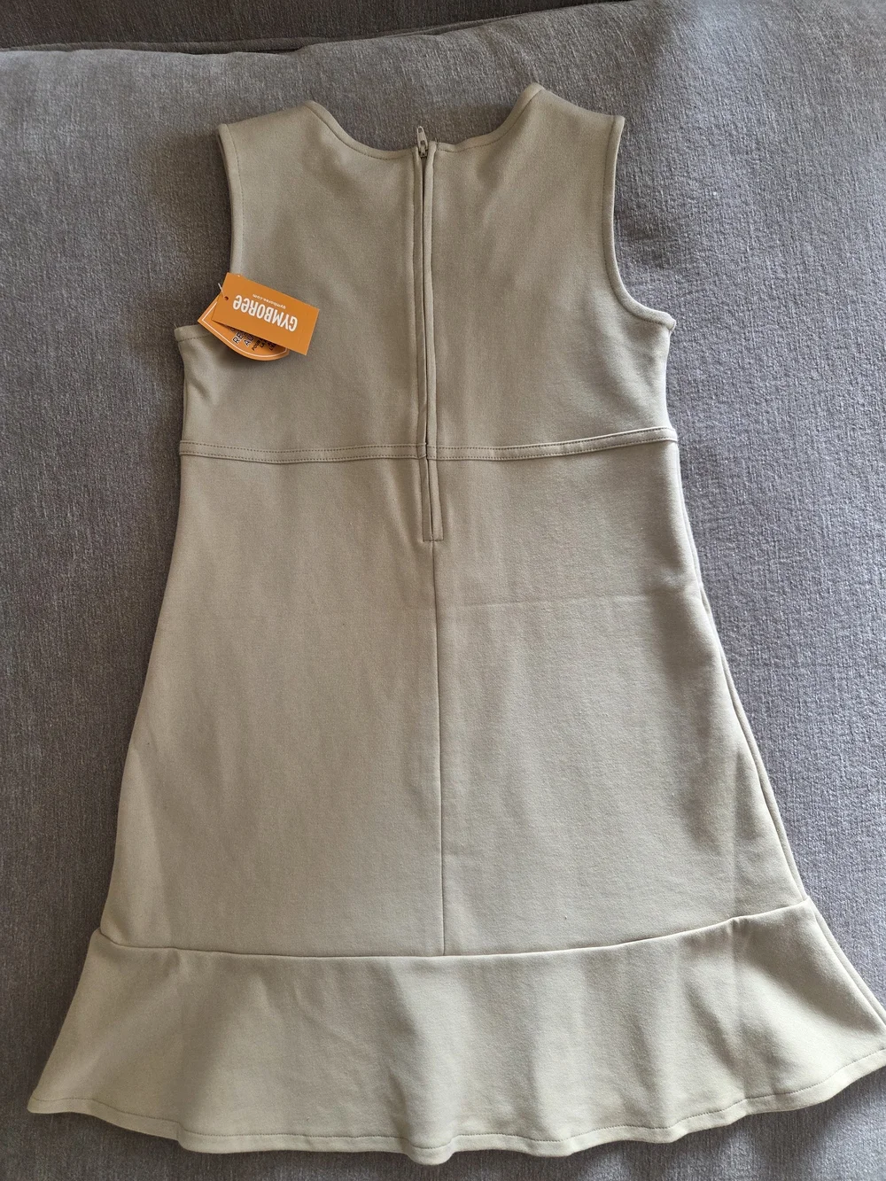 Gymboree Beige Bow-Front Sleeveless Dress